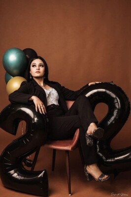 Beysüs Siyah 22 Rakam Folyo Balon - 5