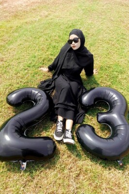 Beysüs Siyah 23 Rakam Folyo Balon - 4