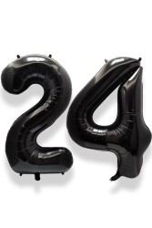 Beysüs Siyah 24 Rakam Folyo Balon - Beysüs
