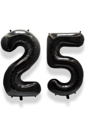 Beysüs Siyah 25 Rakam Folyo Balon - Beysüs