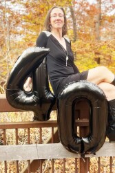 Beysüs Siyah 40 Rakam Folyo Balon - 3