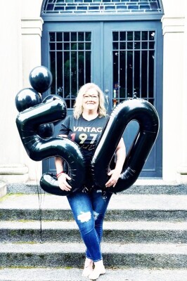 Beysüs Siyah 50 Rakam Folyo Balon - 2