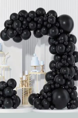 Beysüs Siyah Lateks Balon 20 adet 12inç - 2