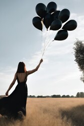 Beysüs Siyah Lateks Balon 20 adet 12inç - 5