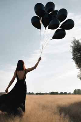 Beysüs Siyah Lateks Balon 20 adet 12inç - 5