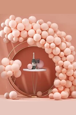 Beysüs Somon Makaron Balon 20 adet 12inç - 2