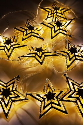 Beysüs Star Model Metal Pilli Led Işık 2 Metre - 1