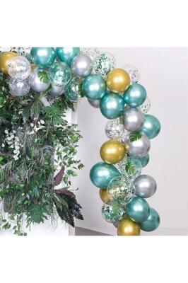 Beysüs Yeşil Krom Balon Zincir Seti - 1