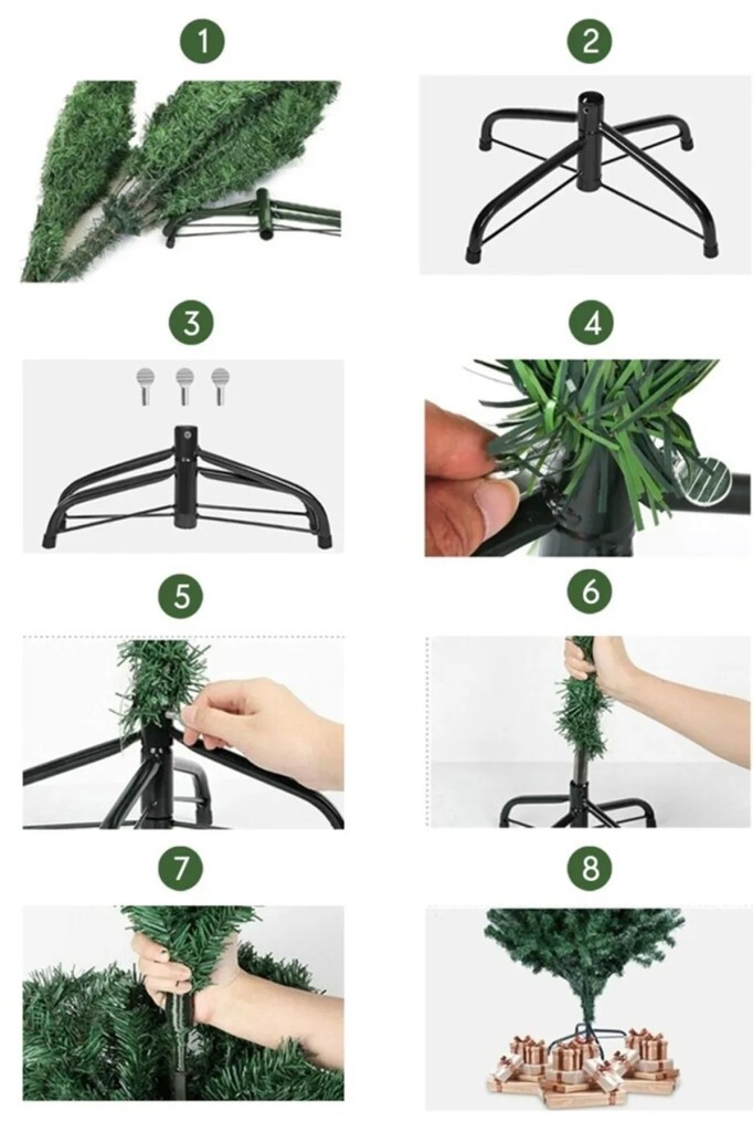 Beysüs Yılbaşı Ağacı 210 Cm 720 Dallı Çam Ağacı - 5