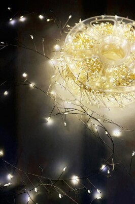 Beysüs Yılbaşı Ağacı 50 Metre Dallı LED Tel Işık Gün Işığı Kumandalı Fonksiyonlu Peri Led - 2
