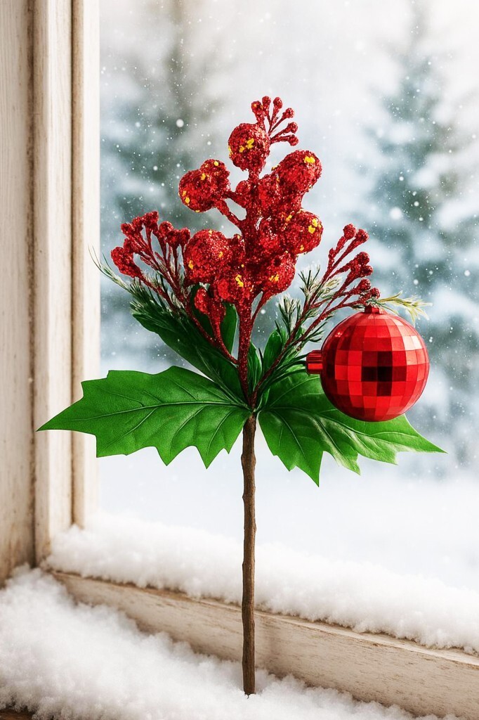 Beysüs Yılbaşı Ağacı Süsü 23 cm Kokina Dal 349 - 1