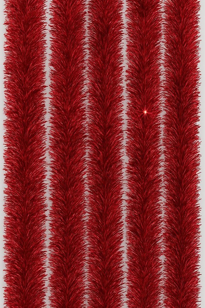 Beysüs Yılbaşı Ağacı Süsü Kırmızı Sim 2 mt 5'li Paket - Beysüs