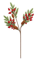 Beysüs Yılbaşı Ağacı Süsü Kokina Dalı Kozalaklı 75 cm - 2