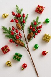 Beysüs Yılbaşı Ağacı Süsü Kokina Dalı Kozalaklı 75 cm - Beysüs