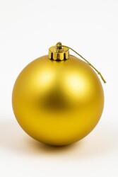 Beysüs Yılbaşı Ağacı Süsü Mat Gold Cici Top 20 cm - 3