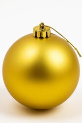 Beysüs Yılbaşı Ağacı Süsü Mat Gold Cici Top 25 cm - 2