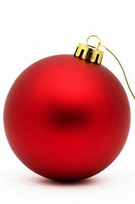 Beysüs Yılbaşı Ağacı Süsü Mat Kırmızı Cici Top 25 cm - 1