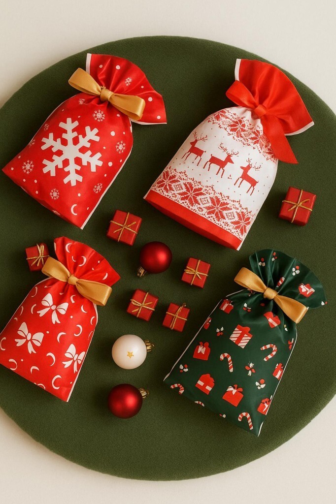 Beysüs Yılbaşı Ağacı Yılbaşı Hediyelik Kese 8'li Küçük - Beysüs