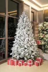 Beysüs Yılbaşı Çam Ağacı Karlı Lüks Seri 210 cm 2037 Dal Jovia 427 - 5