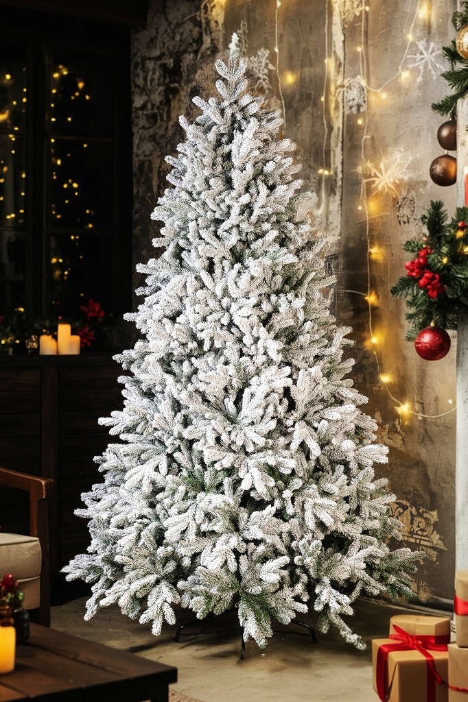 Beysüs Yılbaşı Çam Ağacı Karlı Lüks Seri 210 cm 2037 Dal Jovia 427 - Beysüs