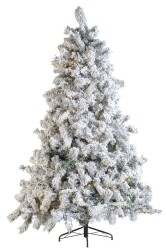 Beysüs Yılbaşı Çam Ağacı Kendinden Işıklı Yoğun Karlı Lüks Seri 240 cm 1257 Dal Lumitella 426 - 4