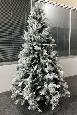 Beysüs Yılbaşı Çam Ağacı Kendinden Karlı 210 cm 1100 Yoğun Dal - 1