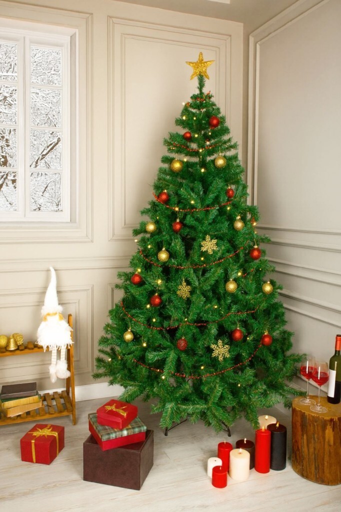 Beysüs Yılbaşı Çam Ağacı Lüks Özel Üretim 220 cm 900 Yoğun Dal - 1