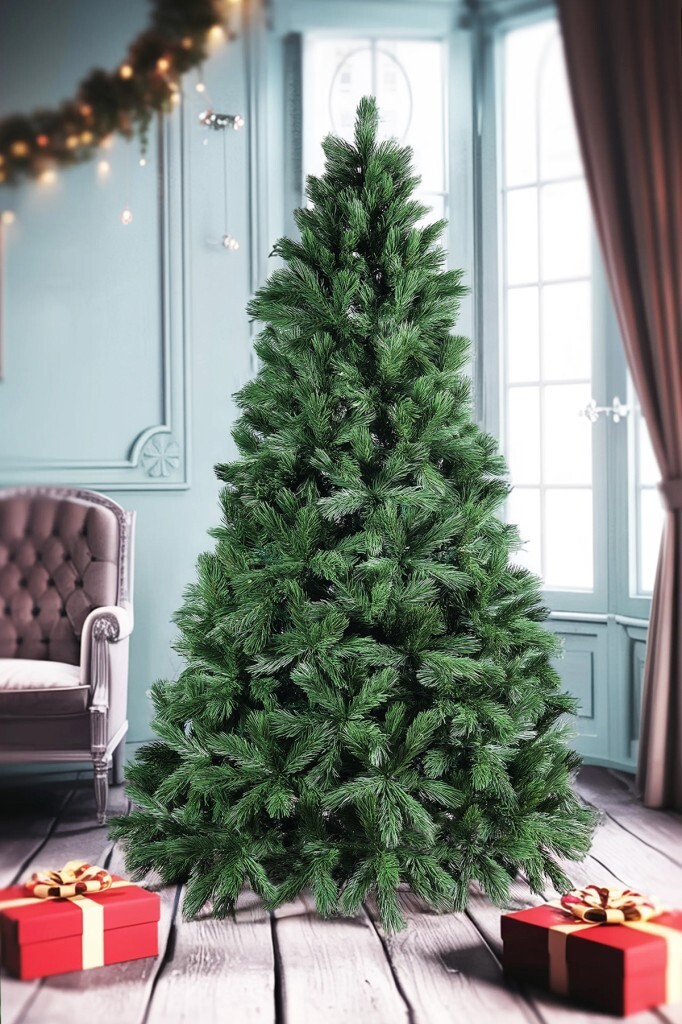 Beysüs Yılbaşı Çam Ağacı Lüks Seri 210 cm 1057 Dal Kalın Dallı Fjoren 422 - Beysüs