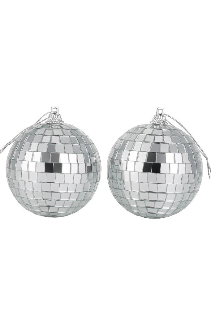 Beysüs Yılbaşı Çam Ağacı Süsü Aynalı Disko Topu 10 cm 2 li - 3