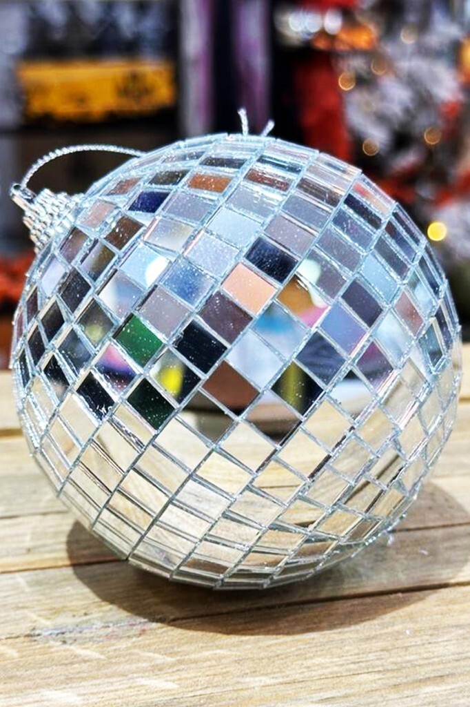 Beysüs Yılbaşı Çam Ağacı Süsü Aynalı Disko Topu 20 cm - 3