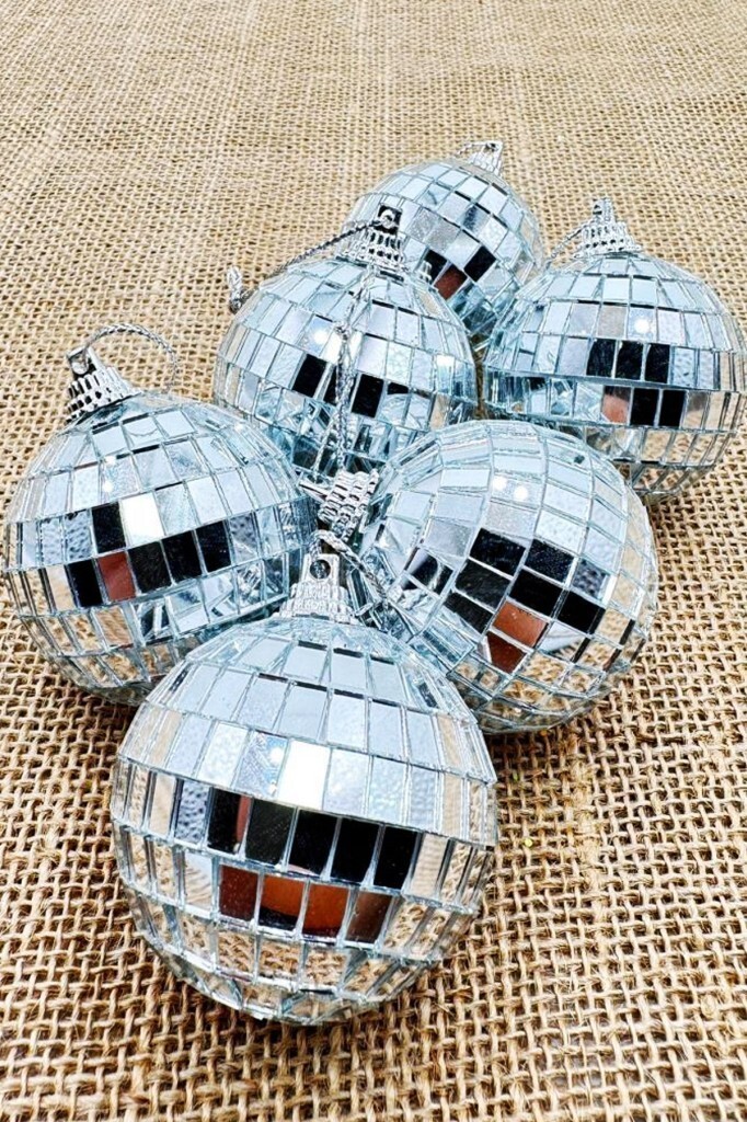 Beysüs Yılbaşı Çam Ağacı Süsü Aynalı Disko Topu 4 cm 6 lı - 2