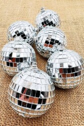 Beysüs Yılbaşı Çam Ağacı Süsü Aynalı Disko Topu 6 cm 6 lı - 3