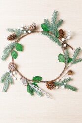 Beysüs Yılbaşı Çam Ağacı Süsü Çam Dalı Kendinden Karlı 120 cm - 2