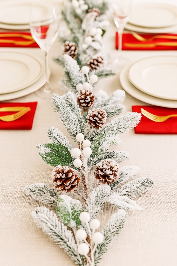 Beysüs Yılbaşı Çam Ağacı Süsü Çam Dalı Kendinden Karlı 120 cm - 1