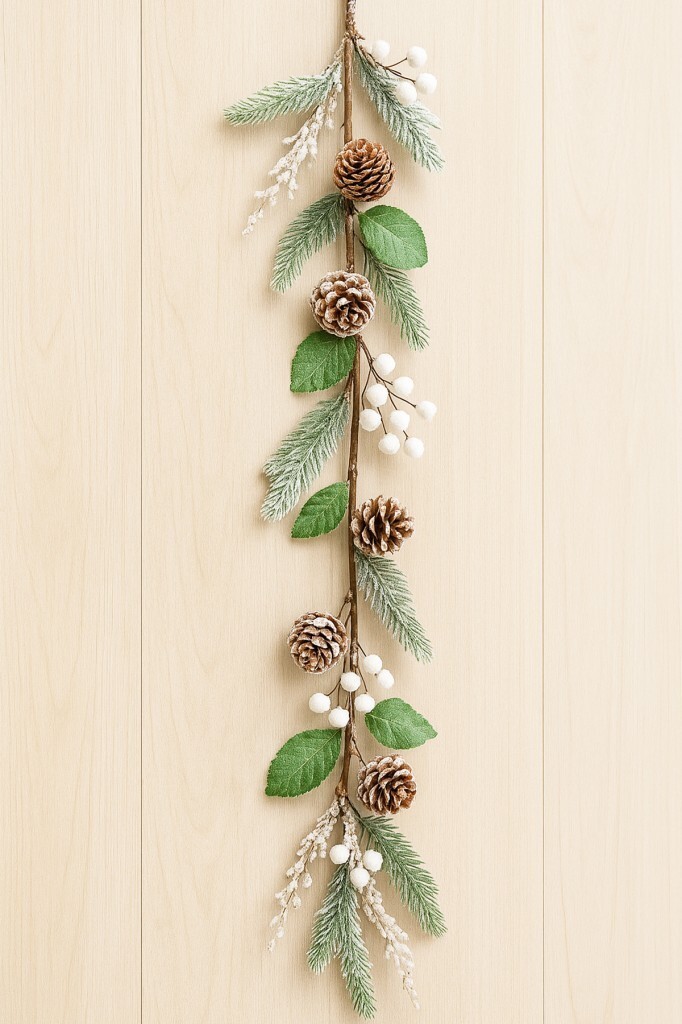 Beysüs Yılbaşı Çam Ağacı Süsü Çam Dalı Kendinden Karlı 120 cm - 3