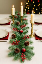 Beysüs Yılbaşı Çam Ağacı Süsü Çam Dalı Kozalak Kokinalı 120 cm - Beysüs