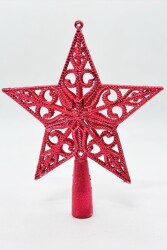 Beysüs Yılbaşı Çam Ağacı Süsü Çam Tepeliği Lüks Kırmızı - 4