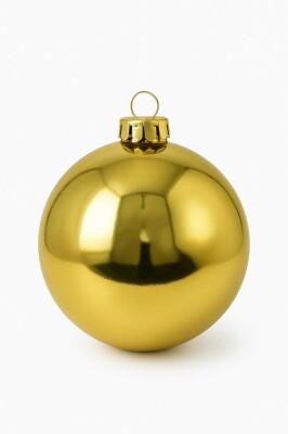 Beysüs Yılbaşı Çam Ağacı Süsü Cici Top 15 cm Gold - 3