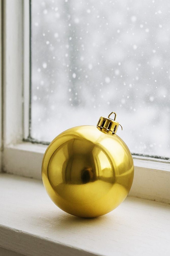 Beysüs Yılbaşı Çam Ağacı Süsü Cici Top 15 cm Gold - Beysüs