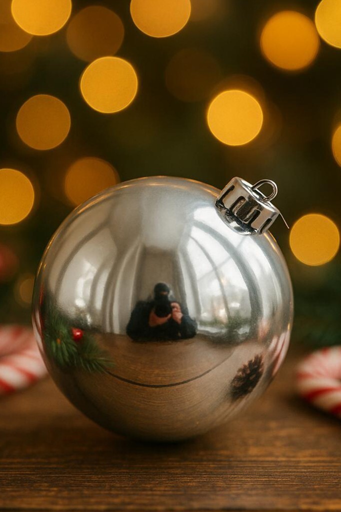 Beysüs Yılbaşı Çam Ağacı Süsü Cici Top 15 cm Gümüş - Beysüs