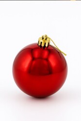 Beysüs Yılbaşı Çam Ağacı Süsü Cici Top 15 cm Kırmızı - 3