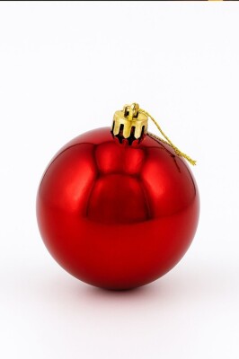 Beysüs Yılbaşı Çam Ağacı Süsü Cici Top 15 cm Kırmızı - 3