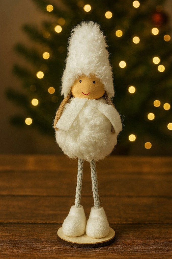 Beysüs Yılbaşı Çam Ağacı Süsü Dilek Perisi Beyaz 20 cm - Beysüs