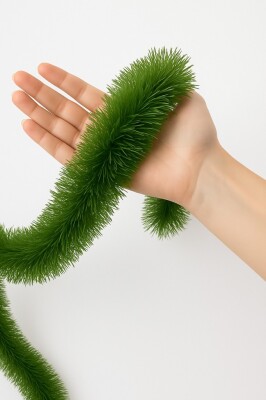 Beysüs Yılbaşı Çam Ağacı Süsü Garland Yeşil 2 m - 1