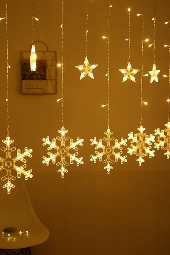 Beysüs Yılbaşı Çam Ağacı Süsü Kartanesi Perde Led Gün Işığı - 1