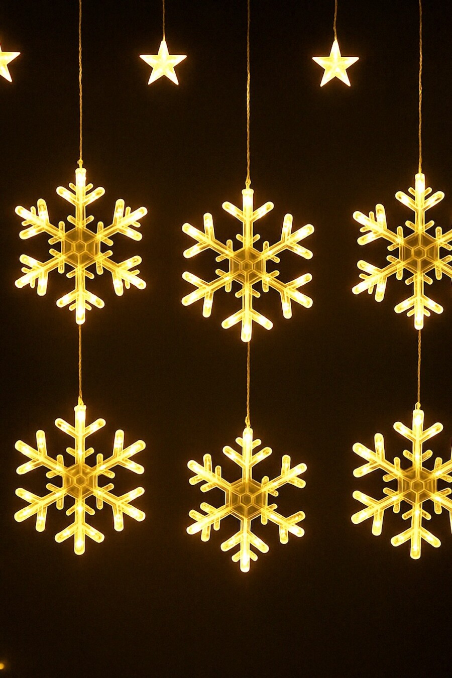 Beysüs Yılbaşı Çam Ağacı Süsü Kartanesi Perde Led Gün Işığı - 4