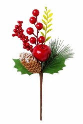 Beysüs Yılbaşı Çam Ağacı Süsü Kokina Büyük Elma Kozalak - 3