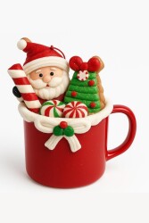 Beysüs Yılbaşı Çam Ağacı Süsü Kupa Cup Cake Noel Baba - 3