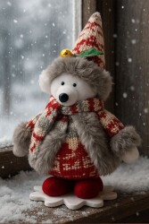 Beysüs Yılbaşı Çam Ağacı Süsü Masa Dekoru Ayaklı Sevimli Ayıcık - Beysüs