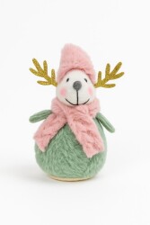 Beysüs Yılbaşı Çam Ağacı Süsü Masa Dekoru Şans Yumağı Yeşil Geyik - 3